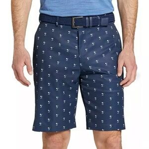 NWT Walter Hagen Perfect‎ 11 Collection Golf Shorts Sz 42 Navy White